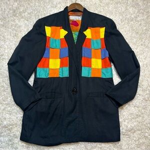 Vintage Platinum by Dorothy Schoelen blazer weaving detail